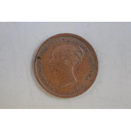 161 - Victoria 1844 Half Farthing