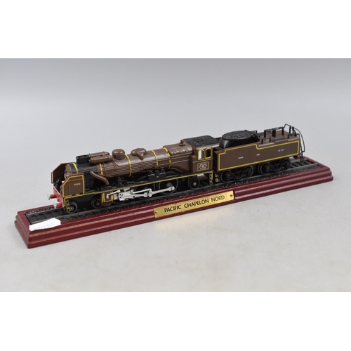 187 - Two Die/cast Model Steam Trains With Plastic Trim, ' No 92220 Evening Star and Pacific Chapelon Nord... 