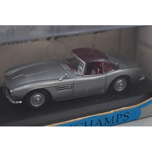 191 - Two Boxed Die Cast Cars To Include Matchbox 1928 Mercedes SS Coupe, And Minichamps BMW