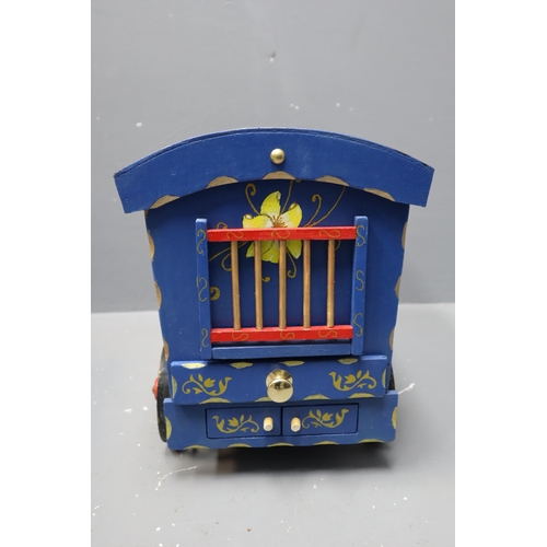 196 - A Gypsy Caravan Bird Cage, Approx 16.5