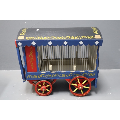 196 - A Gypsy Caravan Bird Cage, Approx 16.5