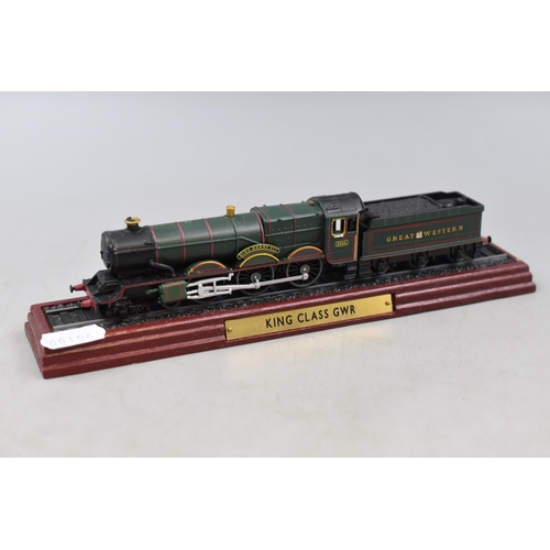 199 - Two Die/cast Model Steam Trains With Plastic Trim,' King Class GWR King Henry VII ' and Schools Clas... 