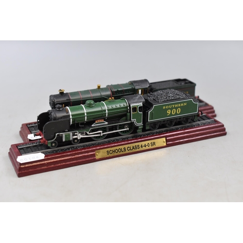 199 - Two Die/cast Model Steam Trains With Plastic Trim,' King Class GWR King Henry VII ' and Schools Clas... 