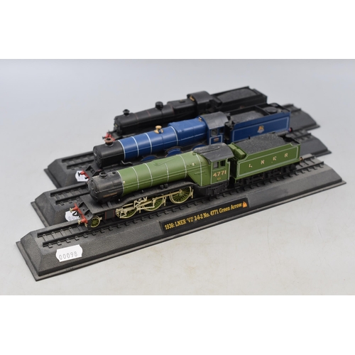 201 - Collection of Three Model Steam Trains To Include, No 4771 ' Green Arrow' LNER 1936' , No 6023 ' Kin... 