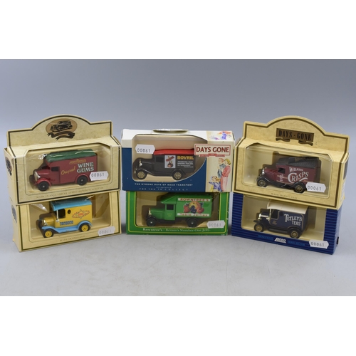 203 - Collection of Six Boxed Lledo Days Gone Die-Cast Model Vehicles Depicting Various Companies