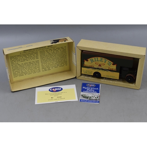 210 - A Boxed Corgi Bedford Pantechnicon Riley's Die Cast Vehicle