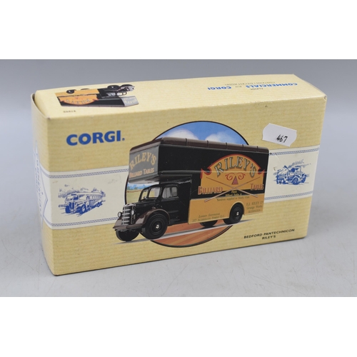 210 - A Boxed Corgi Bedford Pantechnicon Riley's Die Cast Vehicle