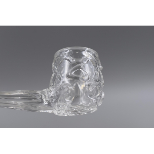 221 - Art Glass Crystal Smokers Pipe (9