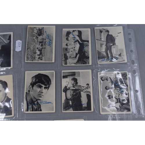 226 - Selection of A & B C Chewing Gum Collectors Cards including Beatles and Man From Uncle