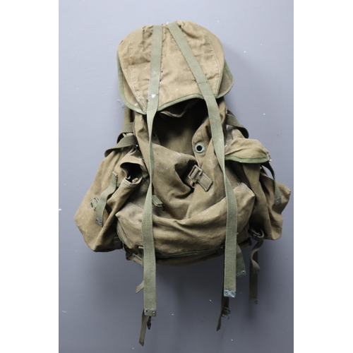 647 - Vintage frame rucksack, approx 24