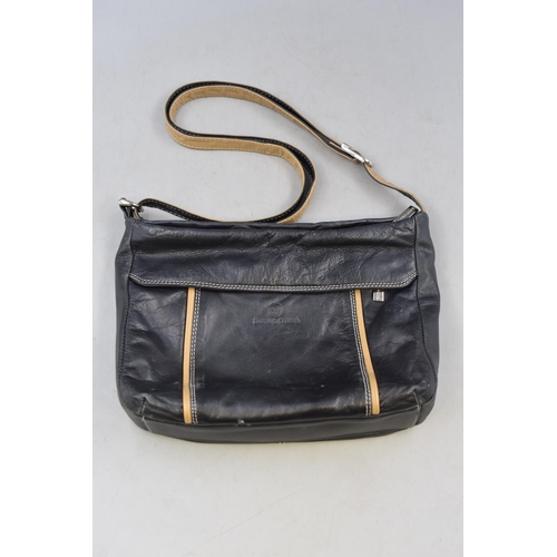 650 - Smith & Canova Leather Cross-Body Bag