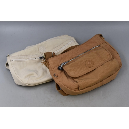 652 - Selection of Kipling Including Izellah Cross-Body Bag and Syro Womens Canvas Shoulder Bag