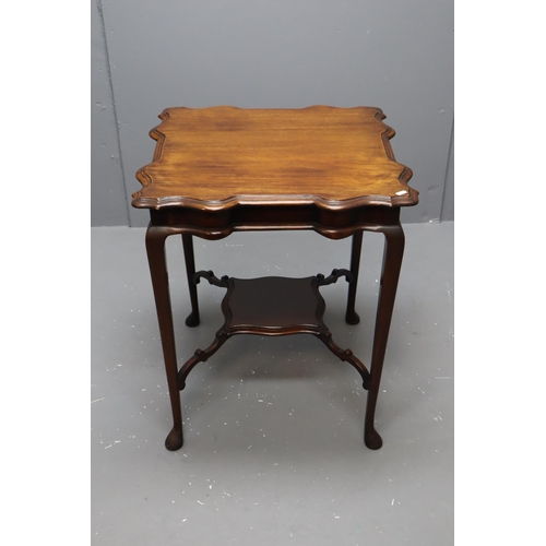 658 - Edwardian Mahogany Window Table (2ft x 2ft x 28