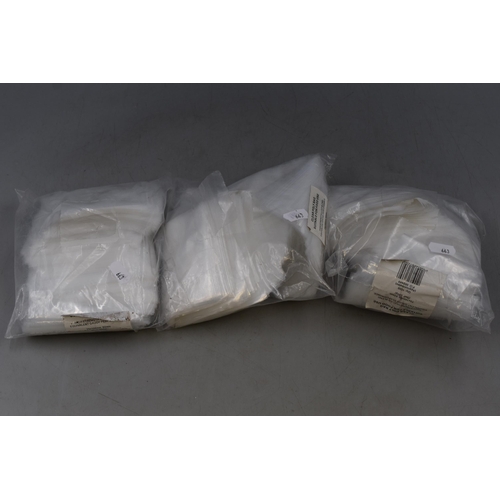 758 - A Large Quantity of Clear Poly Bags, 75x100mm