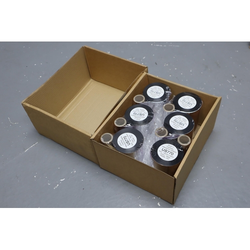 768 - A Box of Six Thermal Transfer Ribbons US770 (134X600mm)