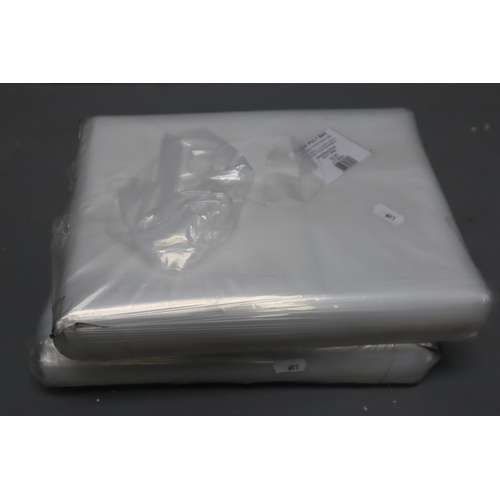 774 - 1000 Clear Poly Food Bags, 225x300mm