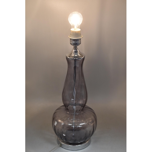 783 - Large Glass Genie Lamp Fitted With lazy Switch 21