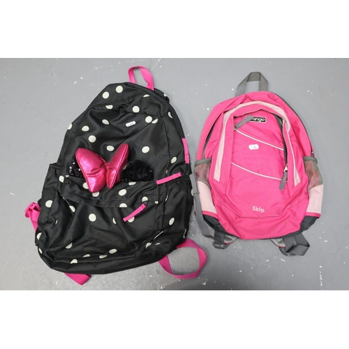 798 - Four Bags To Include GAP Minnie Mouse Backpack, Vango, Mulberry Handbag, And Cath Kidston