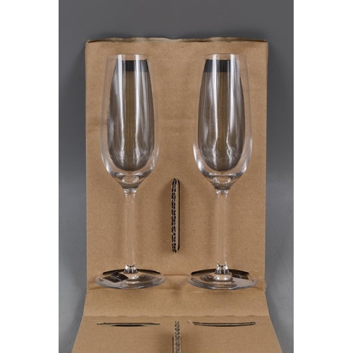 804 - Three Boxed Sets of Crystal Wine Glasses, To Include Preludio, Dartington, And Melodia