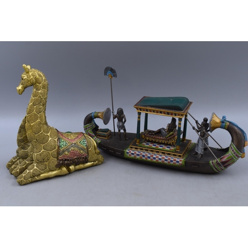 286 - Models of Egyptian Boat (12