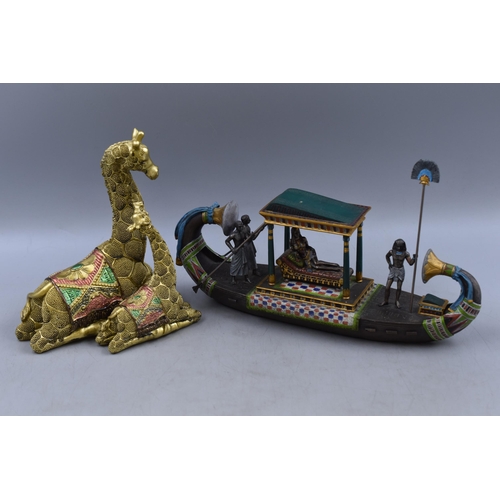 286 - Models of Egyptian Boat (12