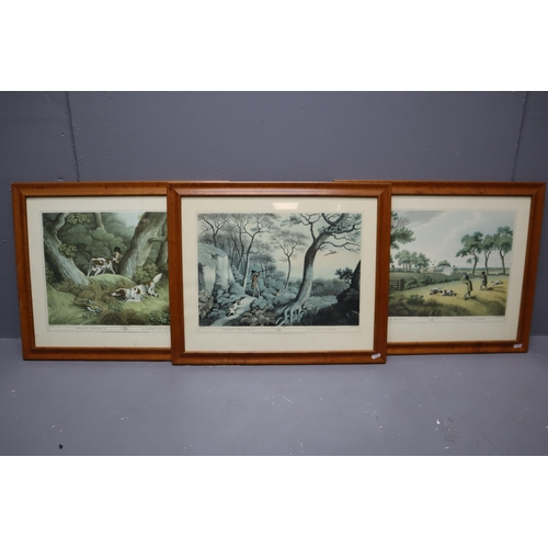 812 - Three Samuel Howitt Coloured Prints in Matching Framed and Glazed Mounts (24