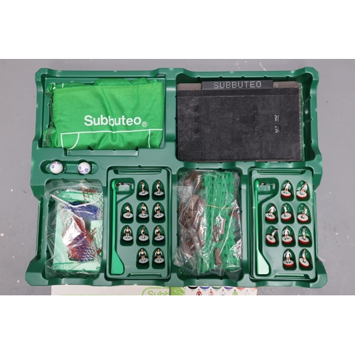 837 - 1990’s Subbuteo Game Complete in Box, Also Comes with a Selection of Vintage Subbuteo Accessor... 