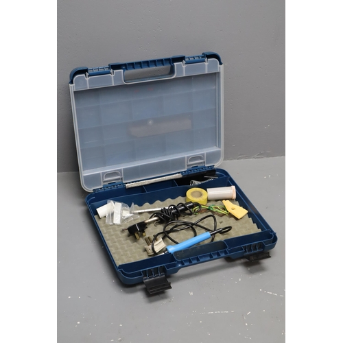 839 - Soldering Kit in a plastic storage case