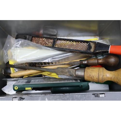 841 - Metal Tool Box complete with contents