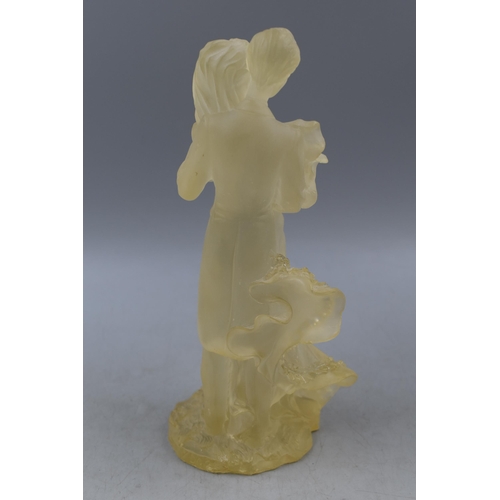 313 - A Resin Sculpture Depicting Dancing Couple, Marked 'Y DO 21'. Approx 11