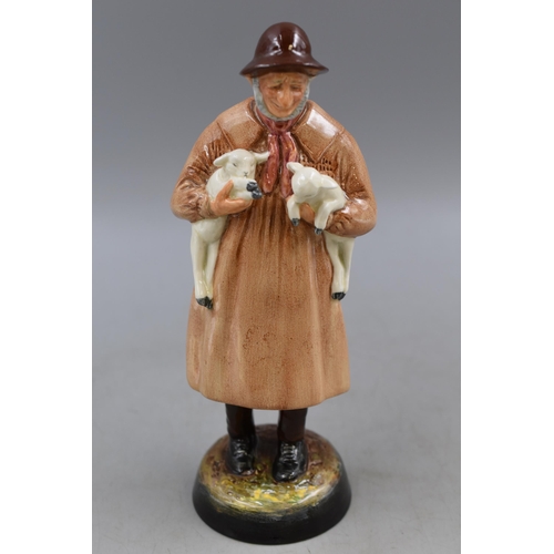 316 - A Royal Doulton Porcelain Figure 'Lambing Time', HN 1890. Approx 9