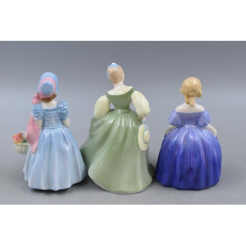 318 - Three Royal Doulton Porcelain Figures, 'Wendy HN 2109', 'Marie HN 1370', And 'Fair Maiden HN 2211'. ... 