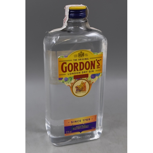 327 - Sealed 1 Litre Bottle of Imported Gordons London Dry Gin