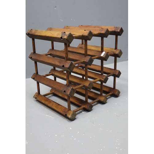 869 - Wooden Wine Rack, Memo Board, and a Bar Sign