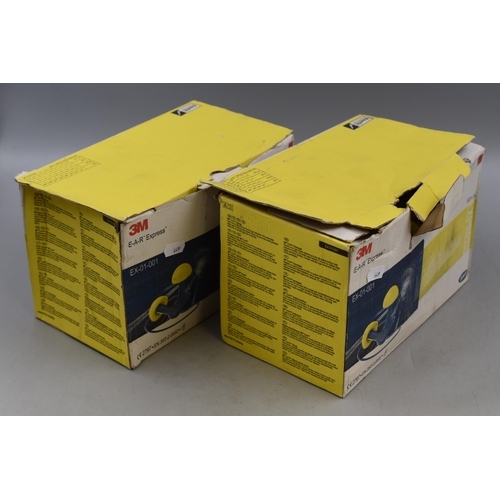 713 - Two Boxes of Approx 150 E-A-R Express Ear Defenders