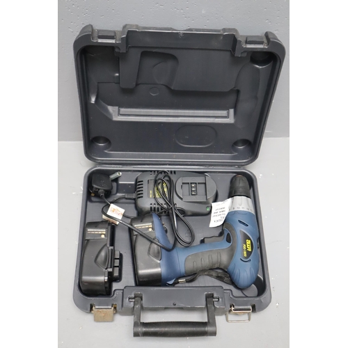 720 - Working Cased Power Craft PDD-1800 Cordless Drill with Charger and spare battery