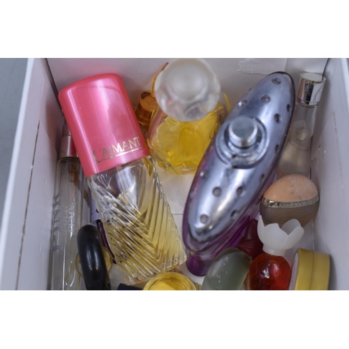 137 - Large Selection of Mainly Perfume Miniatures. Includes Cerruti, L’air du Temps, L’Aimant... 