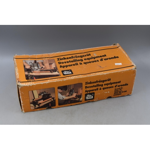 740 - ELU dovetailing jig for router, boxed measures 18