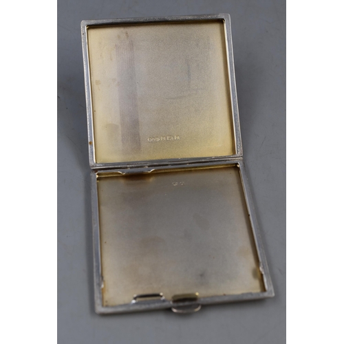 11 - Smith & Bartlam Hallmarked Birmingham Silver Cigarette Case (Circa 1933)