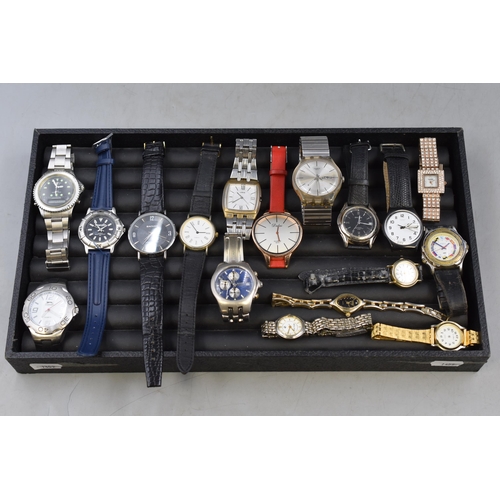 68 - Selection of 16 Watches (Spares or Repairs)