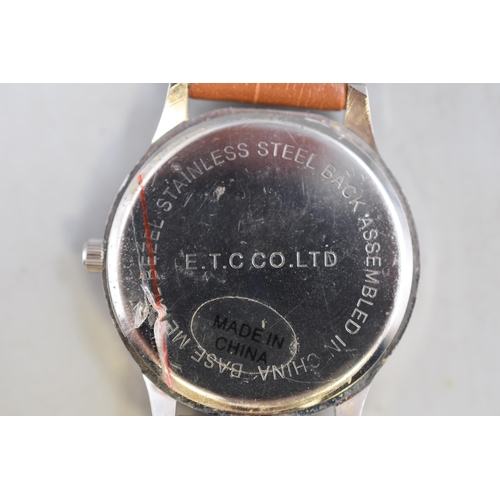 70 - ETC Co. Gents Watch (Working)