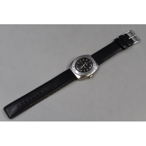 72 - Nino 21 Jewels Automatic Day / Date Gents Watch with Leather Strap (Working)