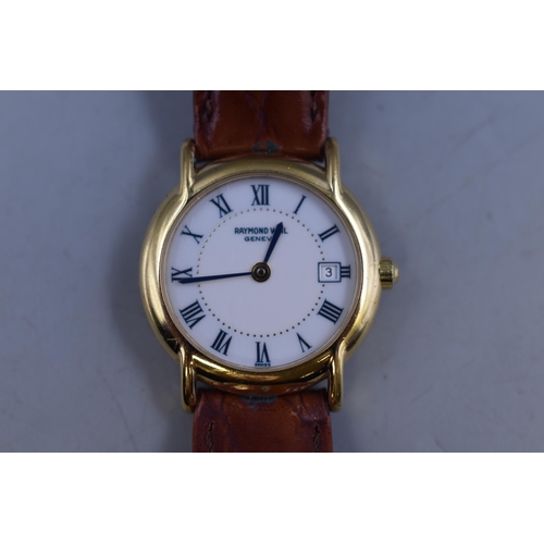 84 - Raymond Weil Ladies Quartz Watch with Leather Strap (Working)