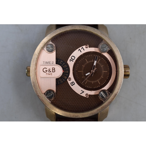 95 - Gents G&B Time Wristwatch (Working)