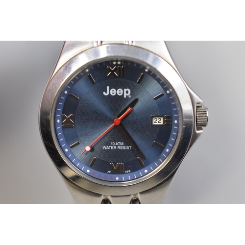 97 - Jeep Quartz Gents Watch (Working)