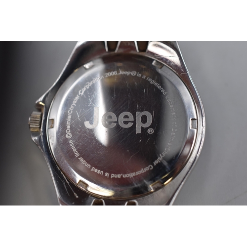 97 - Jeep Quartz Gents Watch (Working)