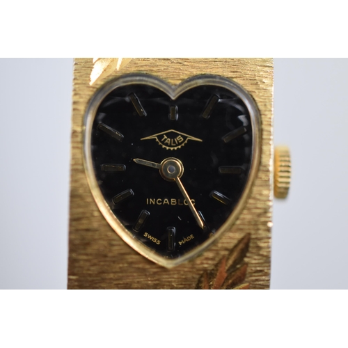 109 - Talis Ladies Mechanical Watch with Matching Bracelet Complete with Presentation Box (Working)