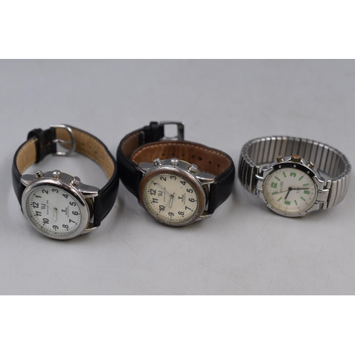 110 - Three Talking Watches to include Tavistock and Jones and Cobalt Speechmaster (Working)