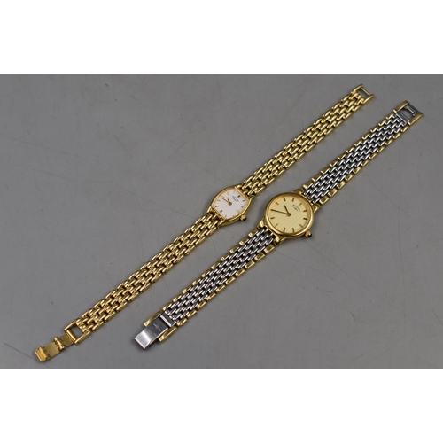 112 - Two Ladies Rotary Quartz Watches (Working)