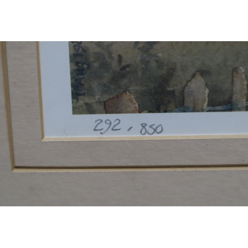 408 - Limited Edition Printed Framed and Glazed of Marsh Mill, Thornton-Cleveleys By Raymond K Boyes Appro... 